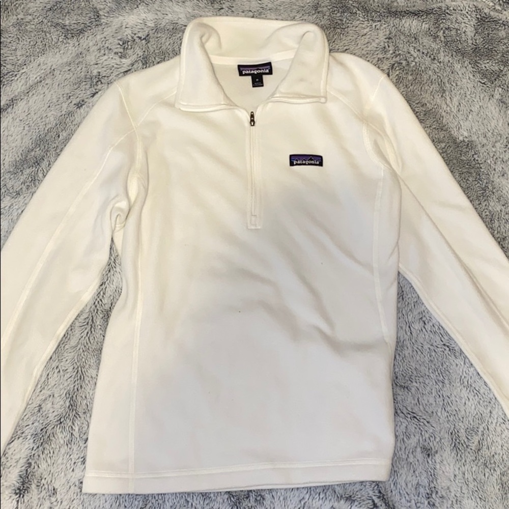 fleece white patagonia